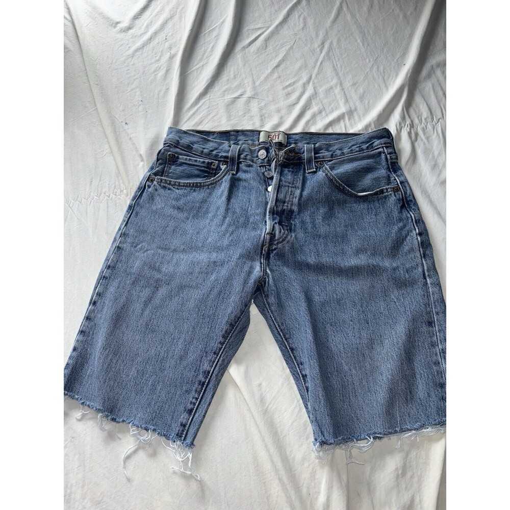 Levis Red Tab 501 Mens 32x32 Original Fit 5 Pocket Button Fly Jean Shorts